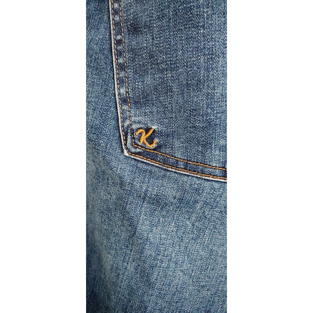 KUT from the Kloth Denim Bermuda Shorts Womens 20W Blue Distressed Dark Wash - Picture 5 of 9